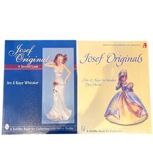2 Books - Josef Original Figurines, 1996 & 2008, Schiffer Book Collectibles, PB